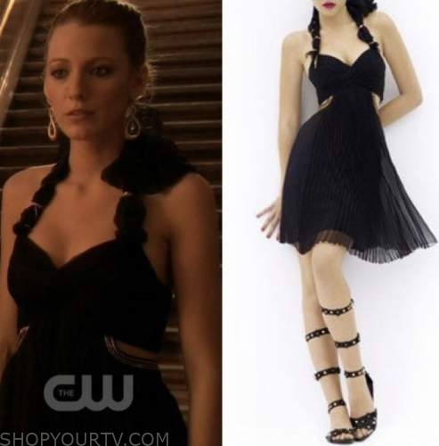 Serena Van Der Woodsen Black Dress